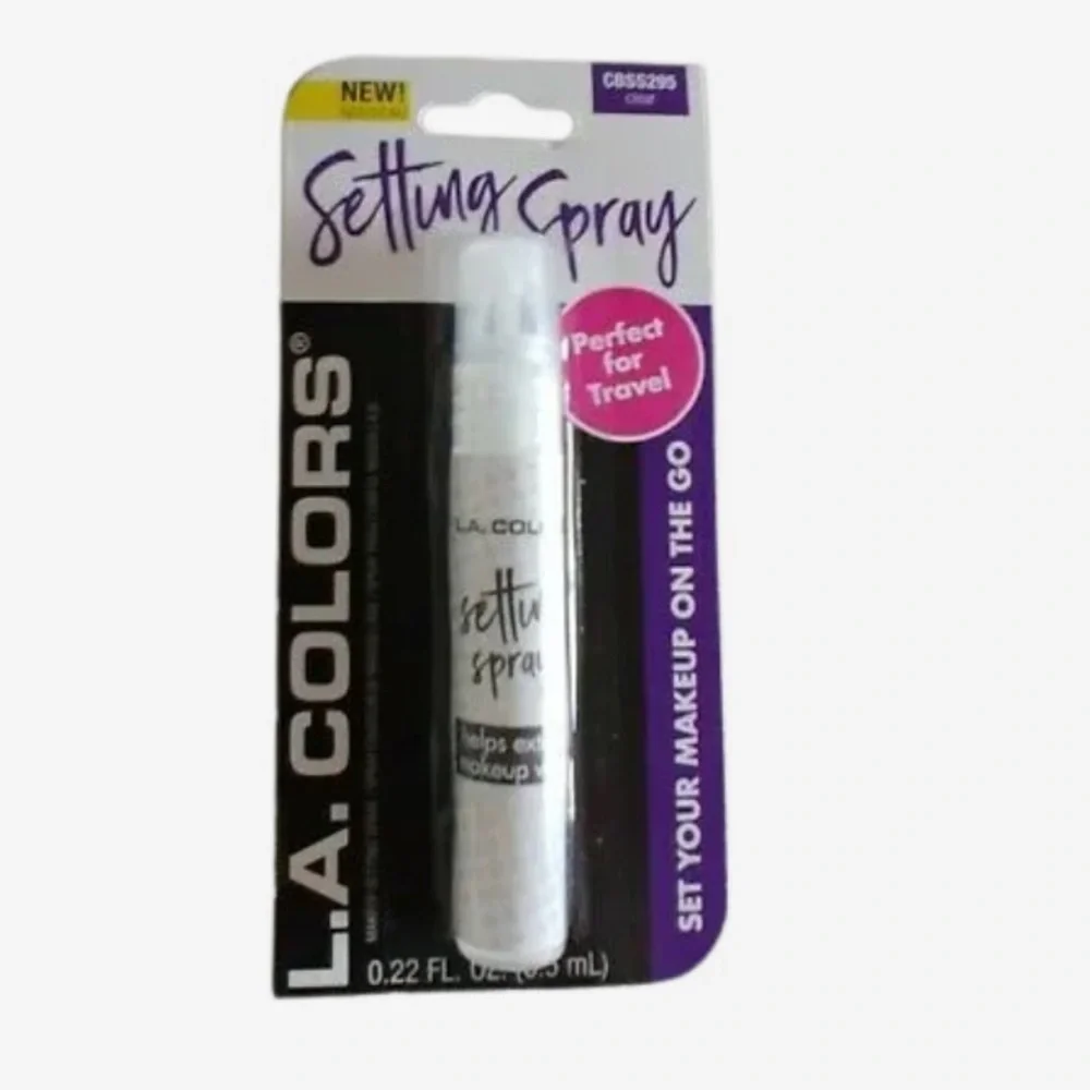 2pack Travel size clear lightweight non-sticky all day wear makeup Setting spray